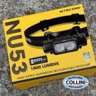 Nitecore - NU53 - Frontale Ricaricabile USB - 1800 lumens e 175 metri