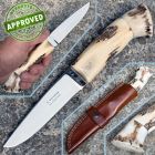 Approved Franco Vernazza - Bad Bob's Knife N690Co e Cervo - COLLEZIONE PRIVATA