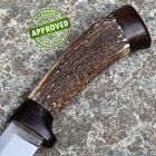 Approved Torc - Coltello da Caccia in acciaio forgiato, Cervo e Palissandro - C