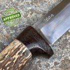 Approved Torc - Coltello da Caccia in acciaio forgiato, Cervo e Palissandro - C