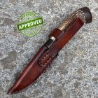 Approved Torc - Coltello da Caccia in acciaio forgiato, Cervo e Palissandro - C