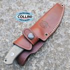 Viper - Nordlys by Anso - Stonewashed N690Co & Green Canvas Micarta -