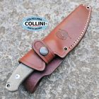 Viper - Nordlys by Anso - Stonewashed N690Co & Green Canvas Micarta -