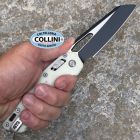 Microtech - MSI RAM-LOK Knife - Black PVD Plain M390 & White Polymer -