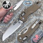 Microtech - MSI RAM-LOK Knife - Stonewash Full Serrated M390 & Dark Ea