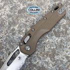 Microtech - MSI RAM-LOK Knife - Stonewash Full Serrated M390 & Dark Ea