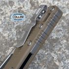 Microtech - MSI RAM-LOK Knife - Stonewash Full Serrated M390 & Dark Ea