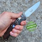 Approved Peter Marzitelli - Desert Ironwood & Carbon Fiber Linerlock Pocket Kni