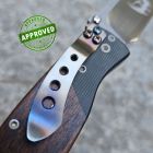 Approved Peter Marzitelli - Desert Ironwood & Carbon Fiber Linerlock Pocket Kni