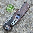 Approved Peter Marzitelli - Desert Ironwood & Carbon Fiber Linerlock Pocket Kni