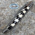 Laguiole en Aubrac - Damier - Damasco Laminato Giapponese, Osso ed Eba