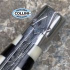 Laguiole en Aubrac - Damier - Damasco Laminato Giapponese, Osso ed Eba