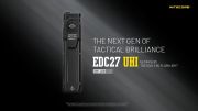 Nitecore - EDC27 UHi - Torcia Ricaricabile USB - 3100 lumens e 305 met