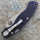 Spyderco - Military 2 - Satin CPM-S110V & Dark Blue G10 - C36GPDBL2 -