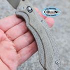 Viper - Oniro - Stonewashed MagnaCut & Green Canvas Micarta - V6012CG