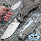 Viper - Oniro - Stonewashed MagnaCut & Green Canvas Micarta - V6012CG