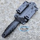 FOX Knives Fox - Elementum Dagger Single Edge - Black Idroglider N690Co - FX-647