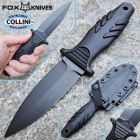 FOX Knives Fox - Elementum Dagger Single Edge - Black Idroglider N690Co - FX-647