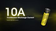 Nitecore - NL1840HP - Batteria ricaricabile protetta Li-Ion 18650 3.6V