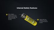 Nitecore - NL1840HP - Batteria ricaricabile protetta Li-Ion 18650 3.6V