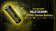 Nitecore - NL2153HPi - Batteria ricaricabile protetta Li-Ion 21700 3.6