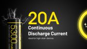 Nitecore - NL2153HPi - Batteria ricaricabile protetta Li-Ion 21700 3.6