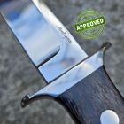 Approved Livio Montagna - Hunting knife in RWL34 & Palma Nera - COLLEZIONE PRIV
