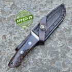 Approved Livio Montagna - Hunting knife in RWL34 & Palma Nera - COLLEZIONE PRIV