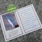 Approved Livio Montagna - Hunting knife in RWL34 & Palma Nera - COLLEZIONE PRIV