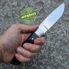 Approved Angelo Scotti - Drop Hunter Knife - RWL34 & Legno di Ebano - COLLEZION