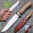 Approved Franco Vernazza - Hunting Knife - N690Co, Titanio e Ulivo - COLLEZIONE