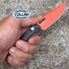 Benchmade - Mini Taggedout knife - Orange Magnacut & Carbon Fiber - 15