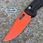 Benchmade - Mini Taggedout knife - Orange Magnacut & Carbon Fiber - 15
