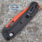 Benchmade - Mini Taggedout knife - Orange Magnacut & Carbon Fiber - 15