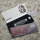 Lion Steel Lionsteel - ROK knife - PVD Alluminio Black - USATO - ROKABB - coltell