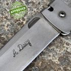 Approved Alain Descy - Bonvent custom Knife - osso - COLLEZIONE PRIVATA - colte