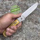 Approved Alain Descy - Bonvent custom Knife - osso - COLLEZIONE PRIVATA - colte