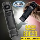 Nitecore - EDC29 - Torcia Ricaricabile USB - 6500 lumens e 400 metri -