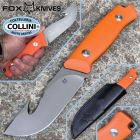 FOX Knives Fox - Ejector by Raven Knives Design - Acid Stone Washed Becut & Orang