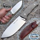 Viper - Ranger by Anso - Stonewashed N690Co & Green Canvas Micarta - V