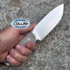 Viper - Ranger by Anso - Stonewashed N690Co & Green Canvas Micarta - V