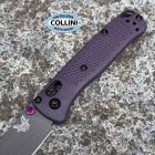 Benchmade - Mini Bugout - 533GY-09 - Dark Purple Grivory & Tungsten Ce