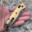 Benchmade - Bugout - DLC Battlewash M390 & Burnt Brass Aluminum - 535B