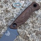 Benchmade - Dacian - 203BT-01 - Brown Canvas Micarta & Blue Titanium C