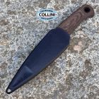 Benchmade - Dacian - 203BT-01 - Brown Canvas Micarta & Blue Titanium C