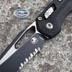Microtech - MSI RAM-LOK Knife - Black PVD Partial Serrated M390 & Blac