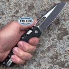 Microtech - MSI RAM-LOK Knife - Black PVD Partial Serrated M390 & Blac