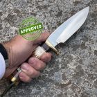 Randall Knives - Model 25-5 - Trapper 5" in Ottone, Cervo e Cuoio - CO