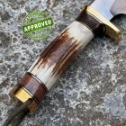 Randall Knives - Model 25-5 - Trapper 5" in Ottone, Cervo e Cuoio - CO