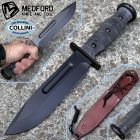 MedFordKnives Medford Knife and Tools - USMC Fighter Knife - DLC CPM-S35VN & Black G